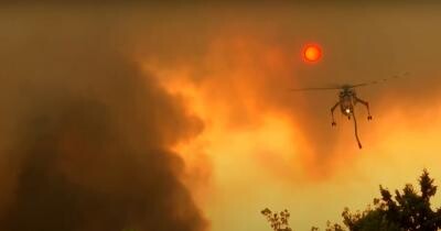 Incendii de vegetatie Grecia (captura video Reuters)