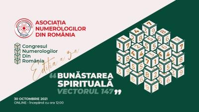 Congresul Numerologilor din România - ediția a III-a - 30 octombrie 2021