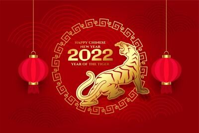 Anul Nou Chinezesc începe ASTĂZI: Anul Tigrului de Apă (1 februarie 2022 - 21 ianuarie 2023) / sursa foto: Freepik.com