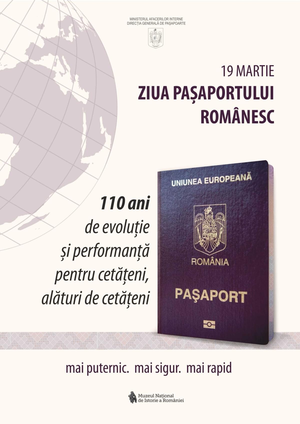 19 martie - Ziua paşaportului românesc (sursa foto: Muzeul Național de Istorie a României / Facebook)