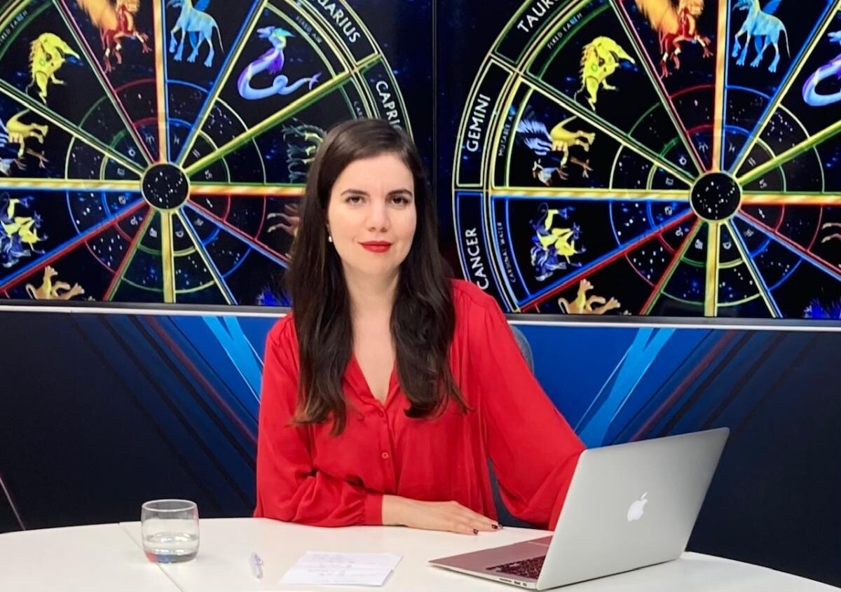 Astrolog Daniela Simulescu/ Foto emisiune